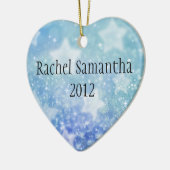 むしろフィギュアスケートのオーナメント、ハートが、加えます名前をあって下さい セラミックオーナメント (左)