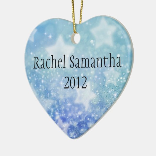 むしろフィギュアスケートのオーナメント、ハートが、加えます名前をあって下さい セラミックオーナメント (左)