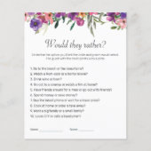 むしろフローラブライダルシャワーパーティーゲーム (正面)