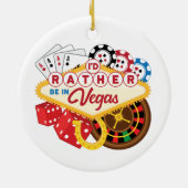 むしろベガスカジノギャンブラー賭博 セラミックオーナメント (裏面)