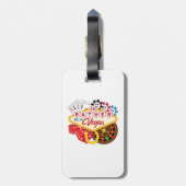 むしろベガスカジノギャンブラー賭博 ラゲッジタグ (裏面縦)