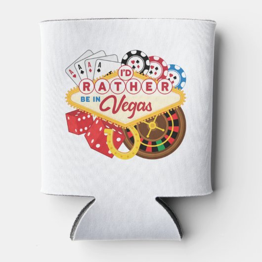 むしろベガスカジノギャンブラー賭博 缶クーラー (正面)