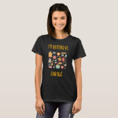 むしろベーキングベーカー食べ物かわいい Tシャツ (正面フル)