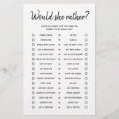 むしろミニマルな赤ちゃんシャワーの試合だろうか (正面)