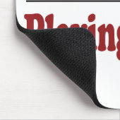 むしろラグビーを遊んでいます マウスパッド (コーナー)