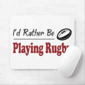 むしろラグビーを遊んでいます マウスパッド (マウス)