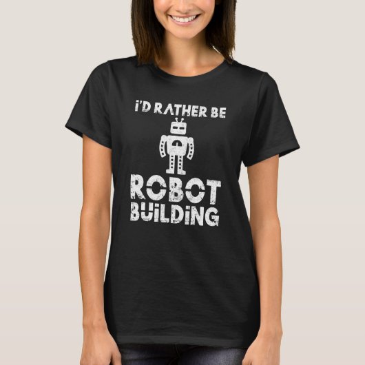 むしろロボット建物ロボットである Tシャツ (正面)