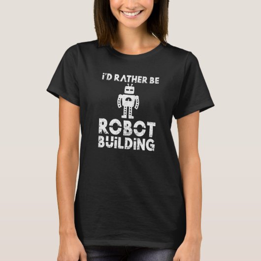 むしろロボット建物ロボットである Tシャツ (正面)