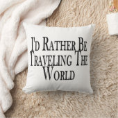 むしろ世界は移動しています クッション (ブランケット)