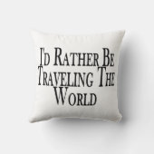 むしろ世界は移動しています クッション (裏面)