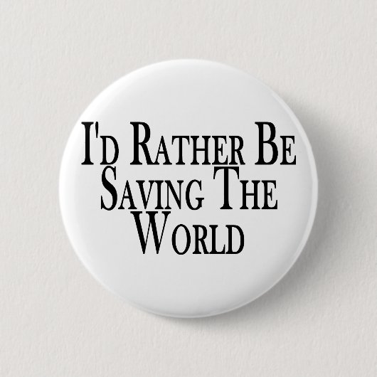 むしろ世界を救って下さい 缶バッジ (正面)