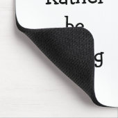 むしろ乗馬のマウスパッドに乗っています マウスパッド (コーナー)