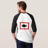 むしろ前部または背部デザインのティーを採取しています Tシャツ (裏面フル)