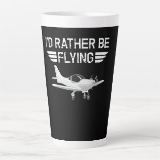 むしろ動揺して飛行機飛んでいるのおもしろいパイロット カフェラテマグ