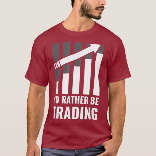 むしろ取引の株式市場の取引ギフトである Tシャツ (正面)