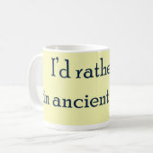 むしろ古代エジプトにいる コーヒーマグカップ (正面左)