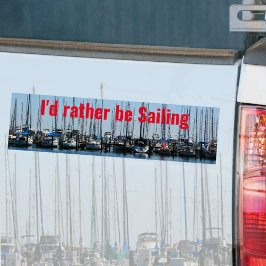 むしろ帆船である バンパーステッカー