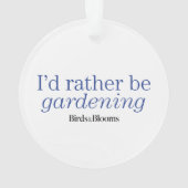 むしろ庭いじりをしています オーナメント (裏面)