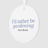 むしろ庭いじりをしています オーナメント (正面)