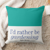 むしろ庭いじりをしています クッション (ブランケット)