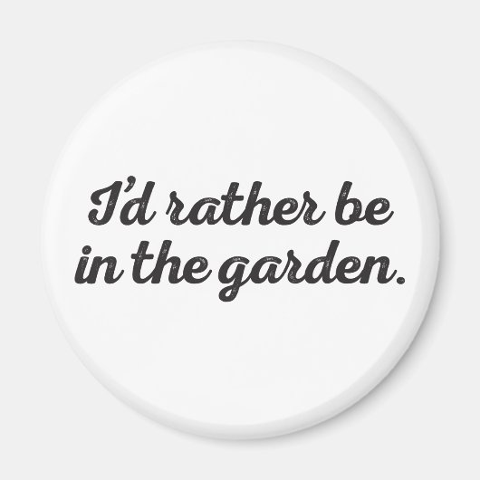 むしろ庭にいる マグネット (正面)