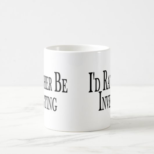 むしろ投資しています コーヒーマグカップ (中央)