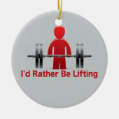 むしろ持ち上がっています セラミックオーナメント (正面)