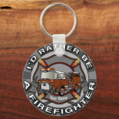 むしろ消防士である キーホルダー (正面)