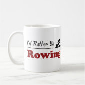 むしろ漕いでいます コーヒーマグカップ (左)