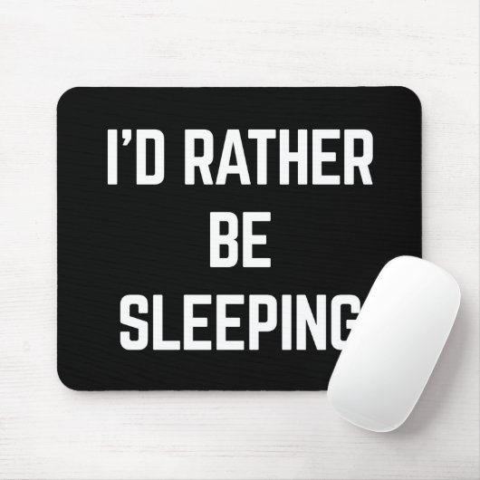 むしろ眠っているおもしろい引用文 マウスパッド (マウス)