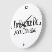 むしろ石の登山があって下さい ラージ壁時計 (傾斜)