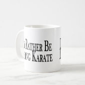 むしろ空手をしています コーヒーマグカップ (正面左)