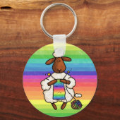 むしろ編み物だ キーホルダー (正面)