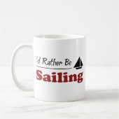 むしろ航海しています コーヒーマグカップ (左)