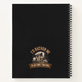 むしろ蒸気列車遊の鉄道機関だ ノートブック (裏面)