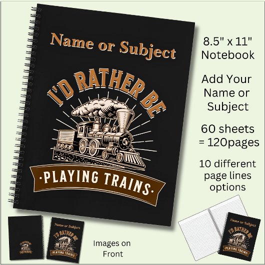 むしろ蒸気列車遊の鉄道機関だ ノートブック