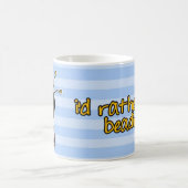 むしろ蜂の玉が付くこと コーヒーマグカップ (中央)