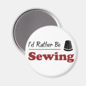 むしろ裁縫 マグネット (正面/裏面)