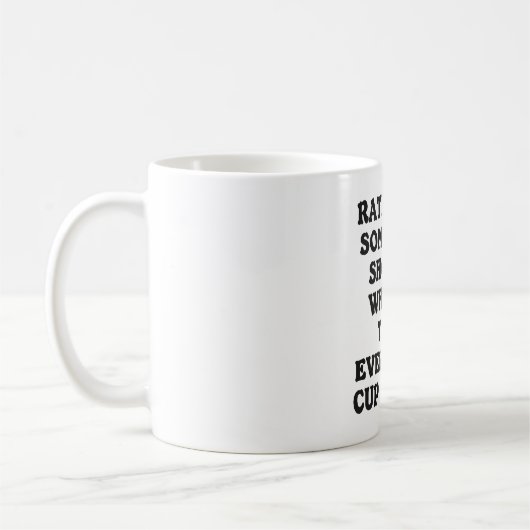 むしろ誰かが…マグあって下さい コーヒーマグカップ (左)