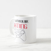 むしろ賭博のマグがあって下さい コーヒーマグカップ (正面左)