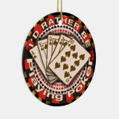 むしろ遊トランプのポーカーオーナメント セラミックオーナメント (右)