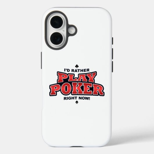 むしろ遊トランプのポーカー Case-Mate iPhoneケース (裏面)