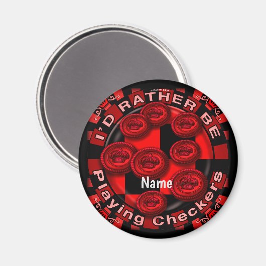 むしろ遊市松模様に磁石 マグネット (正面/裏面)