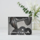 むしろ重量挙げだ ポストカード (スタンド正面)