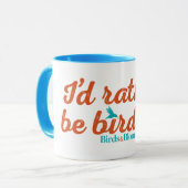 むしろ野鳥観察があって下さい マグカップ (正面左)