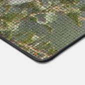 むしろ野鳥観察スパロー写真バードウォッチャー デスクマット (コーナー)