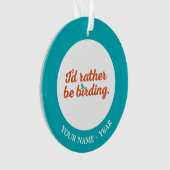 むしろ野鳥観察 オーナメント (正面)