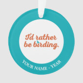 むしろ野鳥観察 オーナメント (正面)