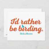 むしろ野鳥観察 ポストカード (正面/裏面)