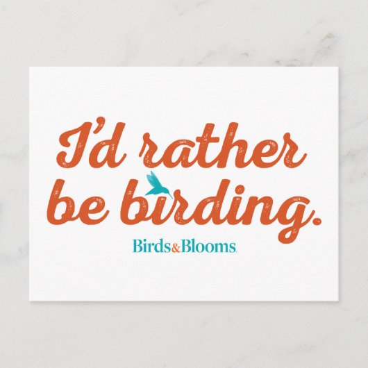 むしろ野鳥観察 ポストカード (正面)